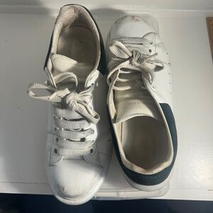 ALEXANDER MCQUEEN PLATFORM Oversize Leather SNEAKERS 8/12 / 39